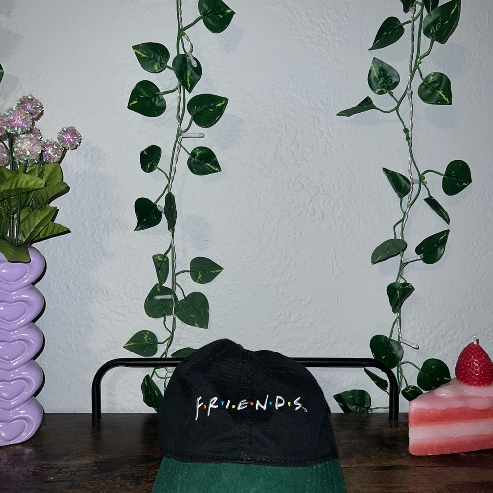 Black and Green Friends Cap